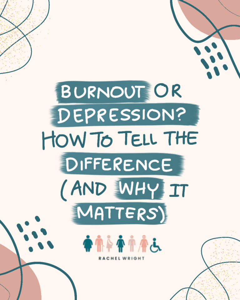 Burnout or Depression? How to Tell the Difference (and Why It Matters)