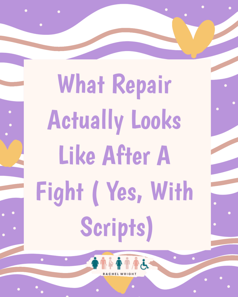 what repair actually looks like after a fight