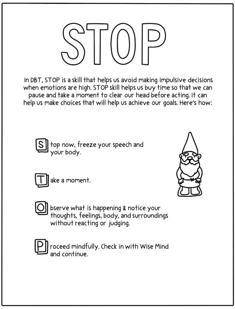 DBT STOP skill rachel wright ma lmft lindsay branman